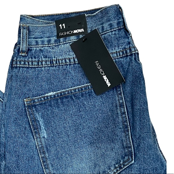 Fashion Nova Nicki Boyfriend Jeans New with Tags 🏷 - Picture 11 of 13